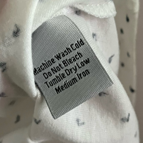Native Code • White Polka Dot/Comma Men's T-Shirt - Picture 4 of 4